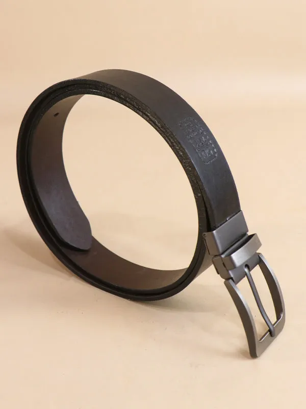 2 in 1 Black & Brown Faux Leather Belt For Men's MB16