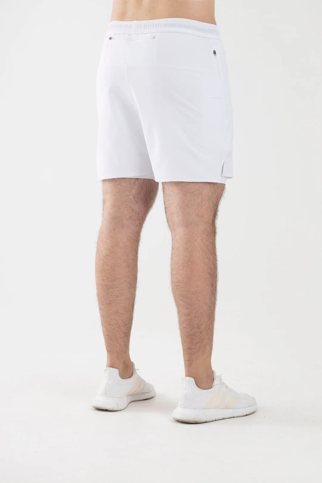 2 in 1 Shorts (White)