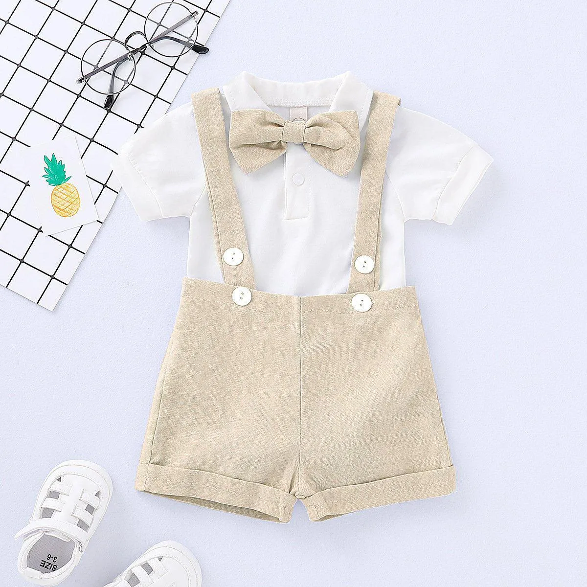 2-Piece Boy Overalls suit