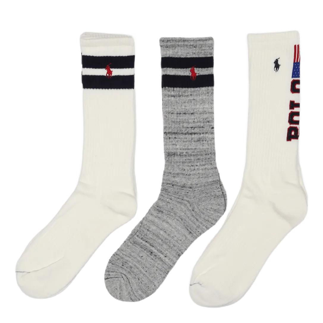 3-Pack Crew Sock