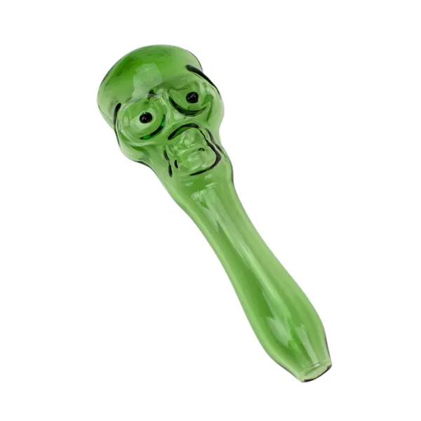 4" Skull Glass Pipe