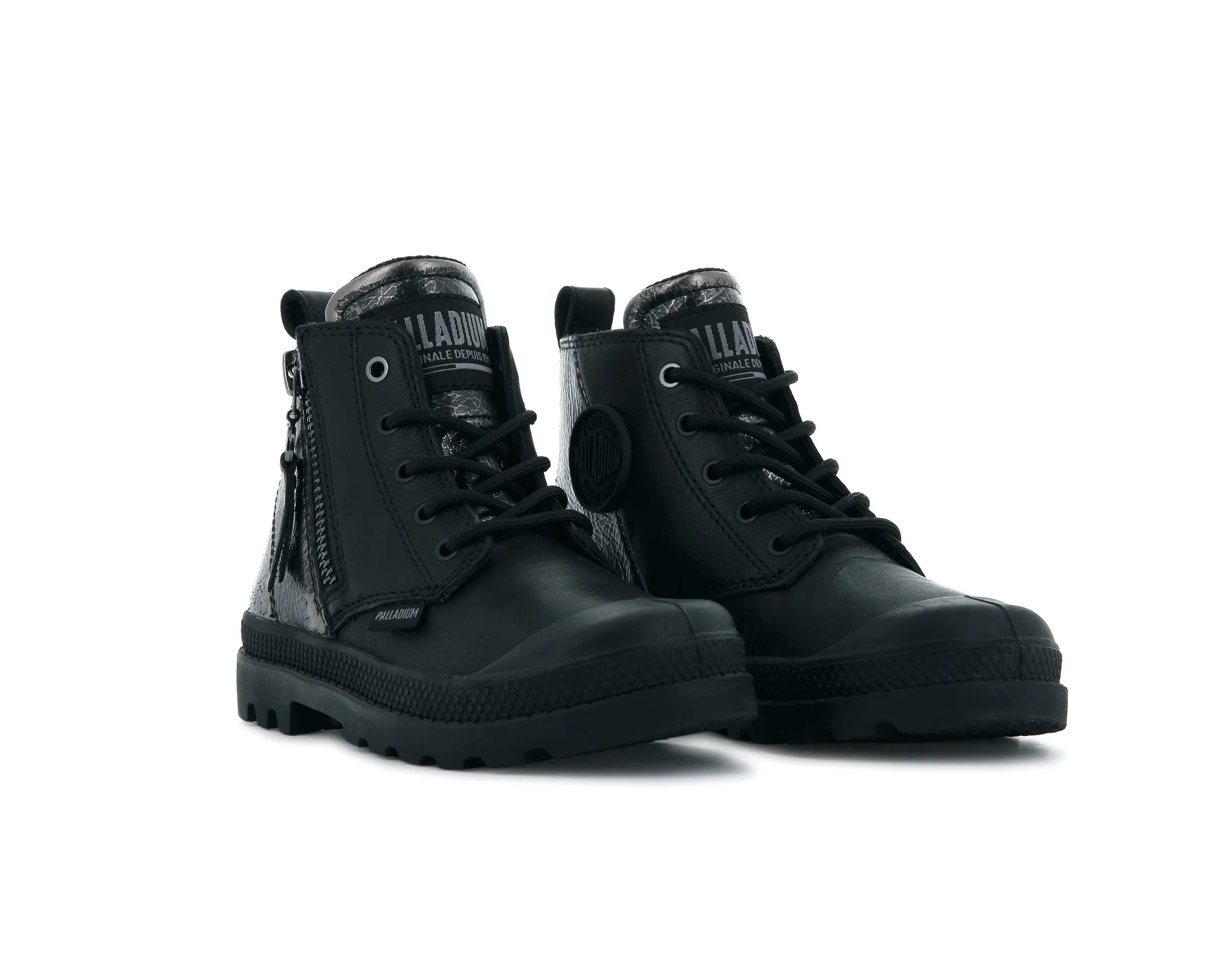 56919-008-M | PAMPA HI ZIP ROCK | BLACK/METAL