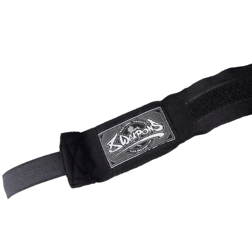 8 Weapons 5m Hand Wraps Black