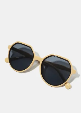 A  Retro Rounded Sunglasses