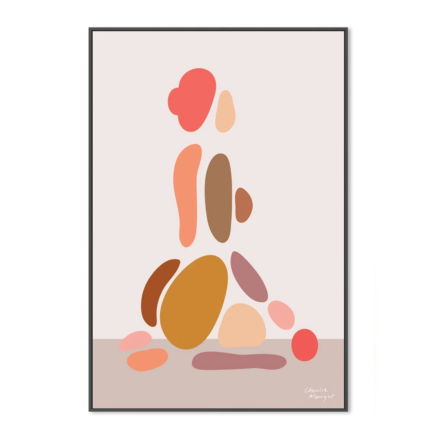 Abstract Female Figure, Style E , By Moments By Charlie