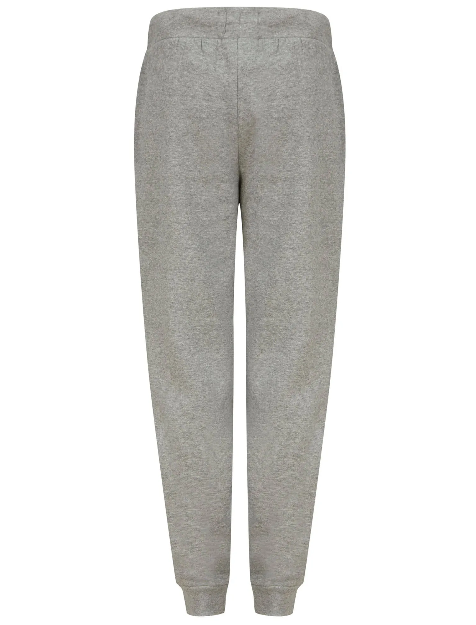 Adalee Brushback Fleece Cuffed Joggers in Mid Grey Marl - Tokyo Laundry