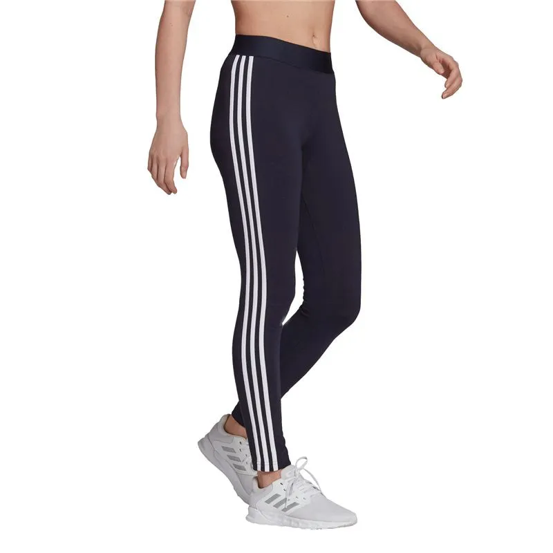 adidas 3 Stripe Leggings - Womens - Legend Ink/White