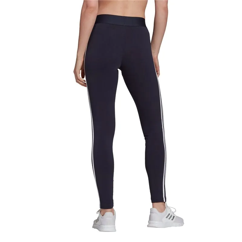 adidas 3 Stripe Leggings - Womens - Legend Ink/White