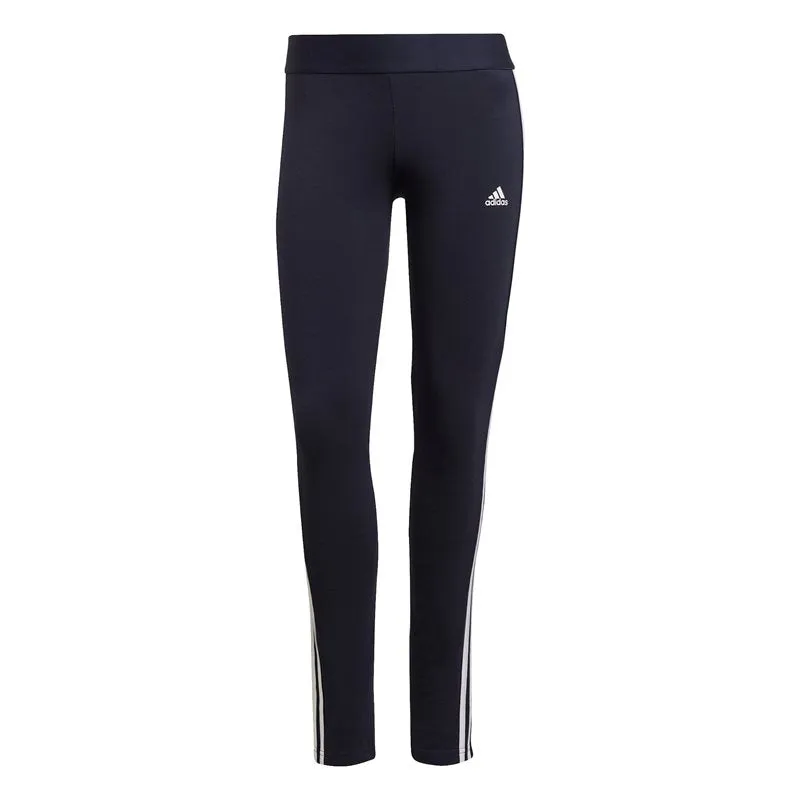 adidas 3 Stripe Leggings - Womens - Legend Ink/White