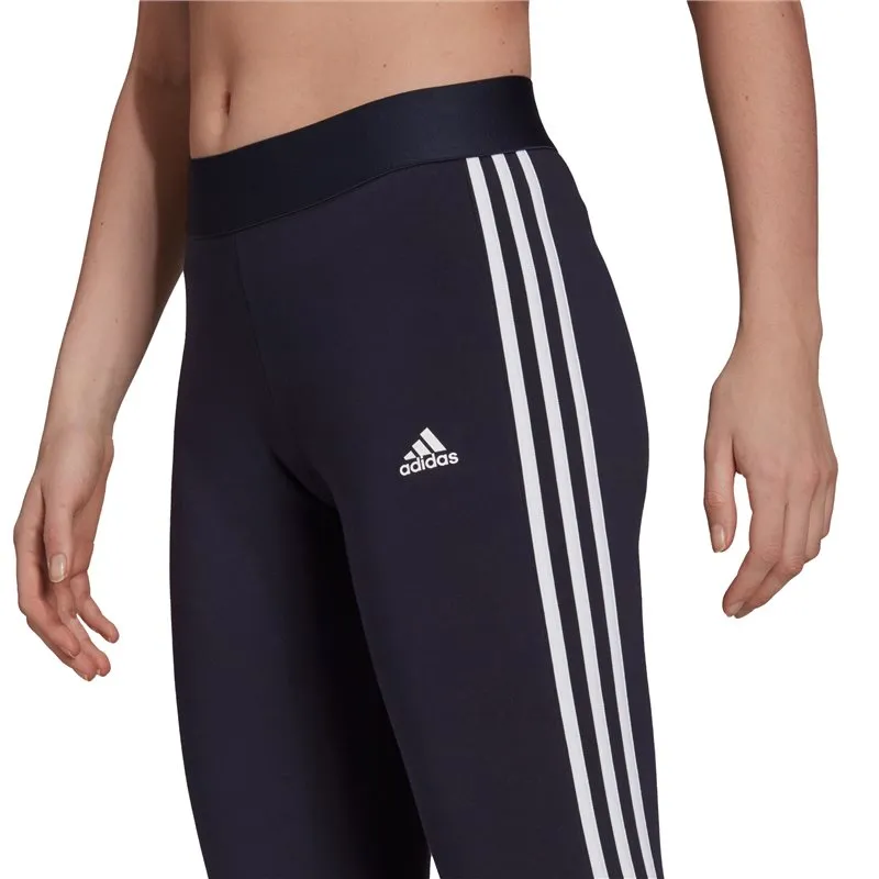 adidas 3 Stripe Leggings - Womens - Legend Ink/White