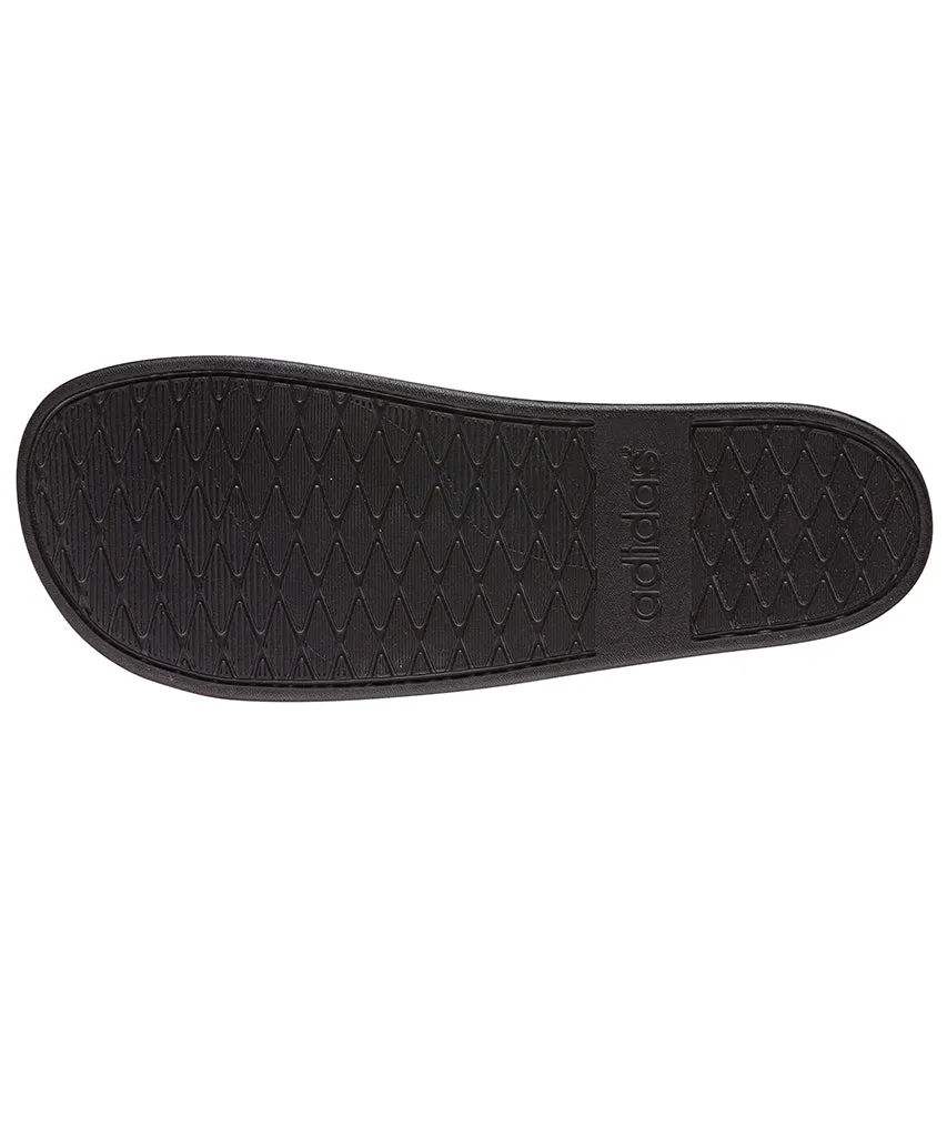 ADIDAS ADULT ADILETTE COMFORT SLIDE SANDALS - BLACK