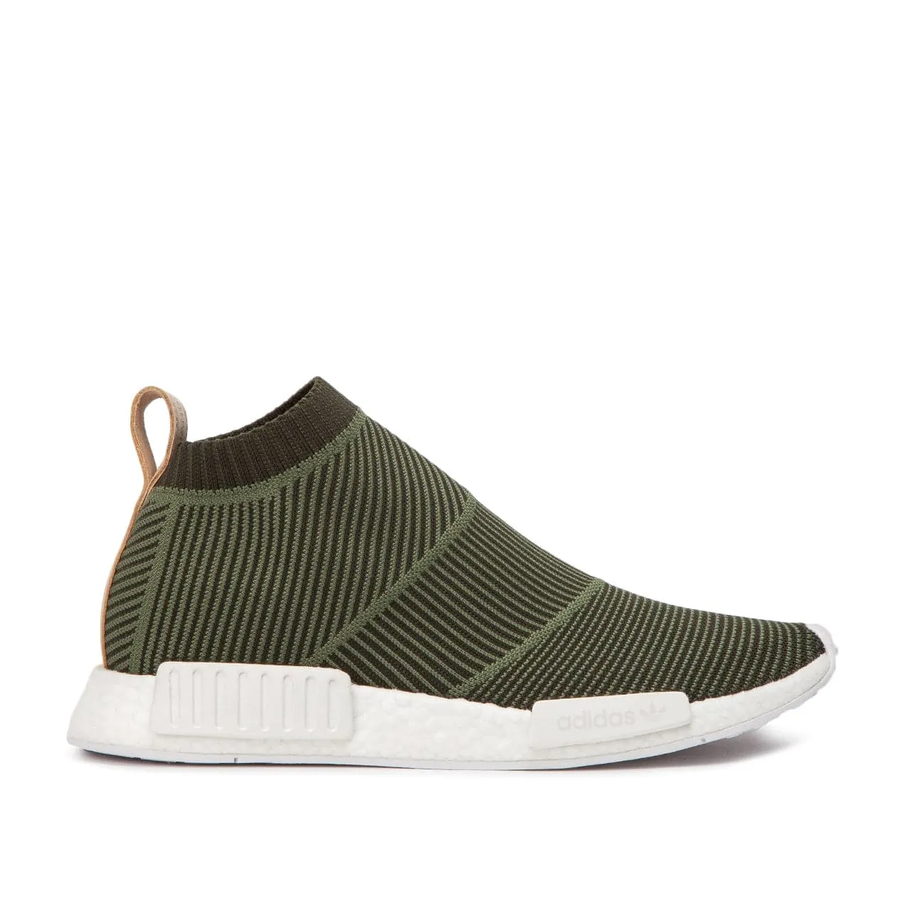 adidas NMD CS1 City Sock Primeknit (Khaki / Leder)