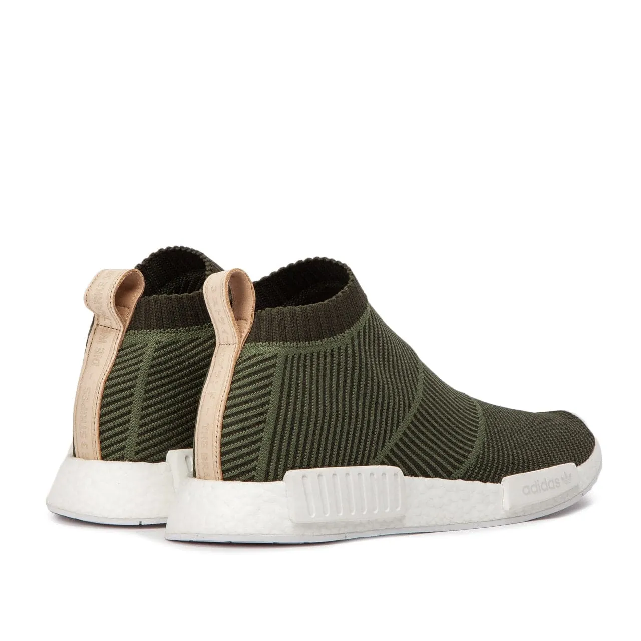 adidas NMD CS1 City Sock Primeknit (Khaki / Leder)