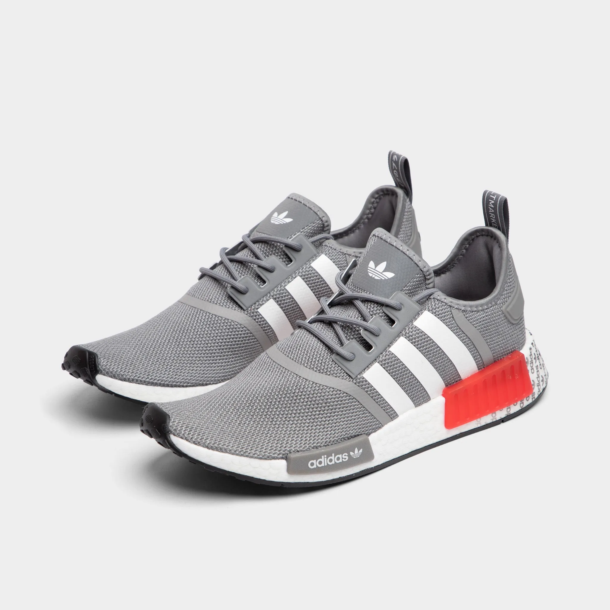 adidas Originals NMD_R1 Grey Three / Ftw White - Vivid Red