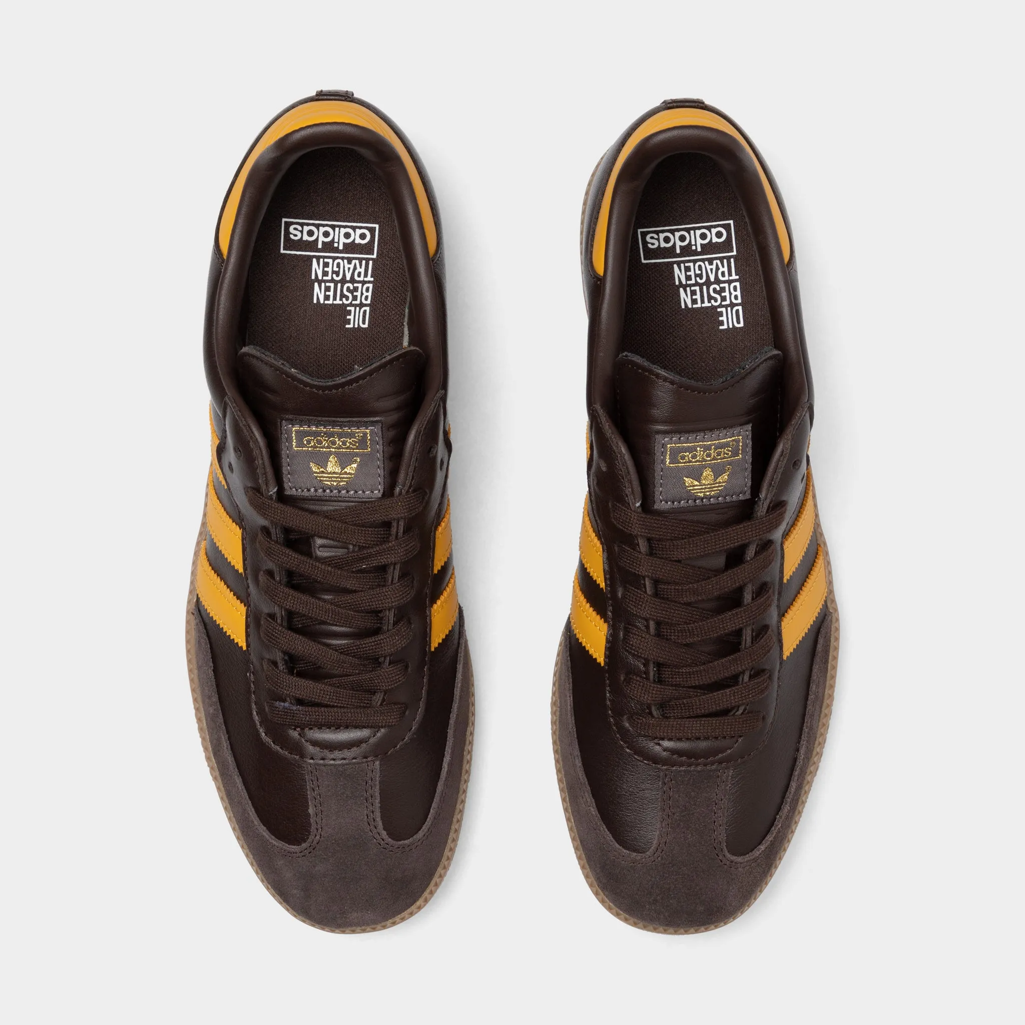 adidas Originals Samba OG Dark Brown / Preloved Yellow - Gum