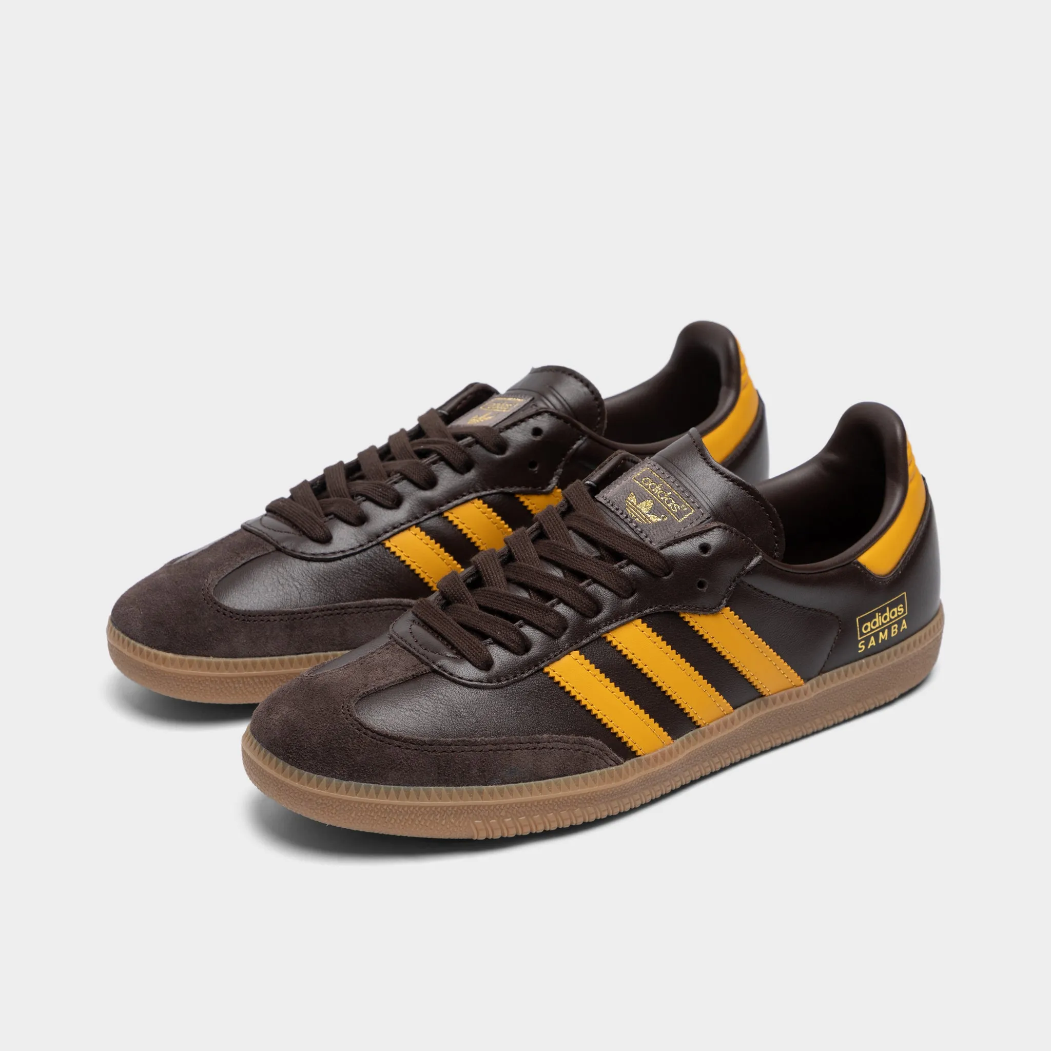 adidas Originals Samba OG Dark Brown / Preloved Yellow - Gum