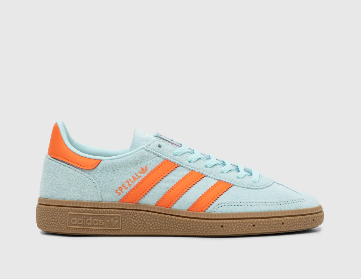 adidas Originals Women's Handball Spezial Semi Flash Aqua / Impact Orange