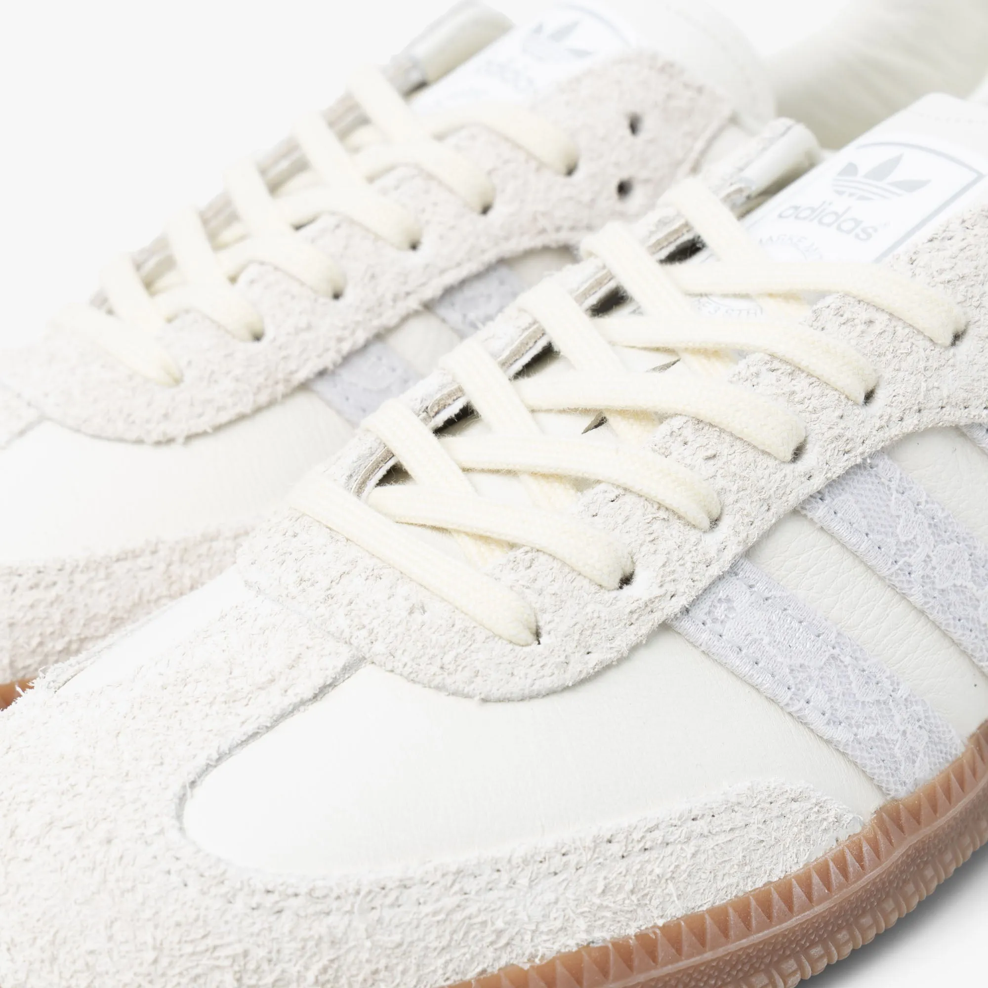 adidas Originals x Naked Samba OG White / Silver Metallic - Gum