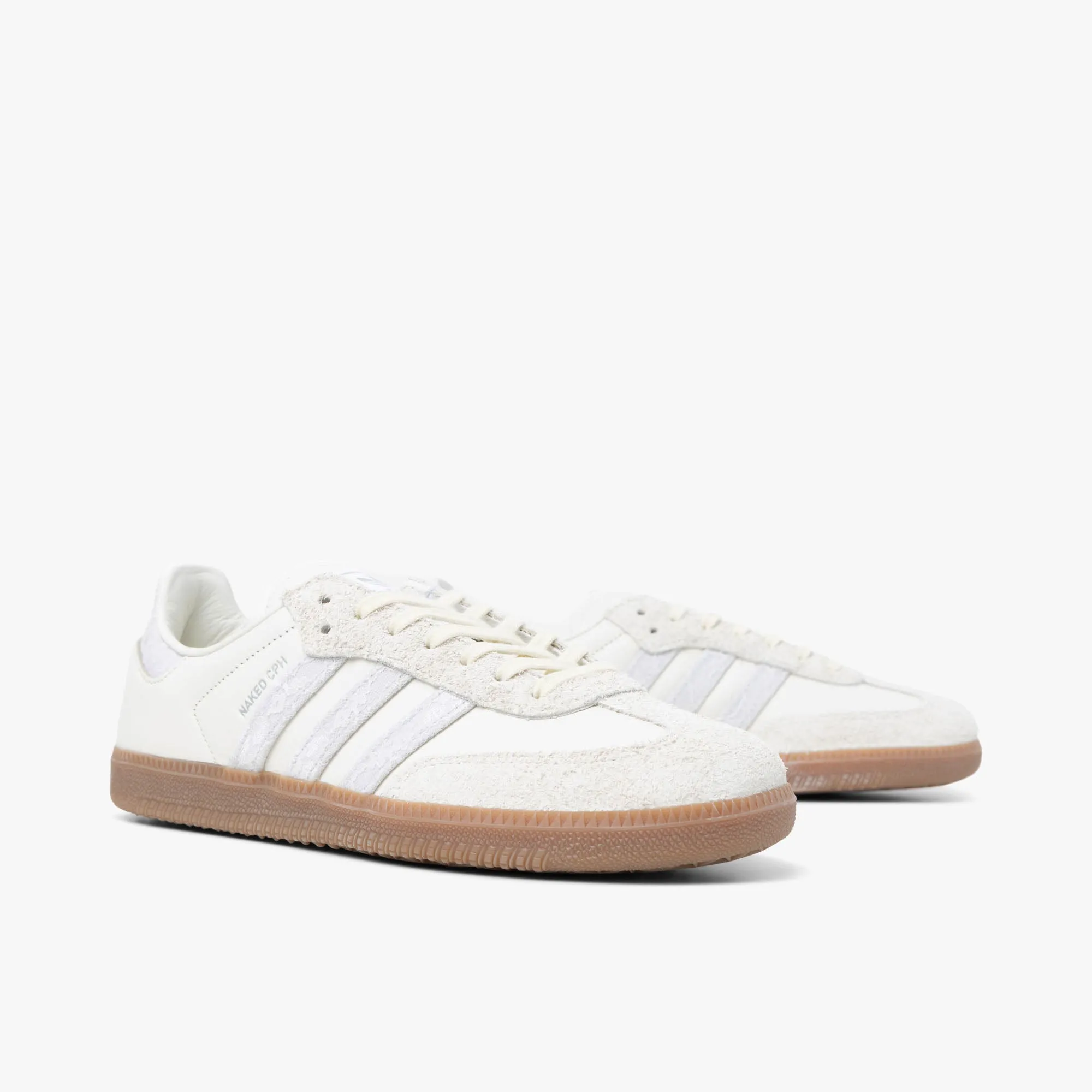 adidas Originals x Naked Samba OG White / Silver Metallic - Gum