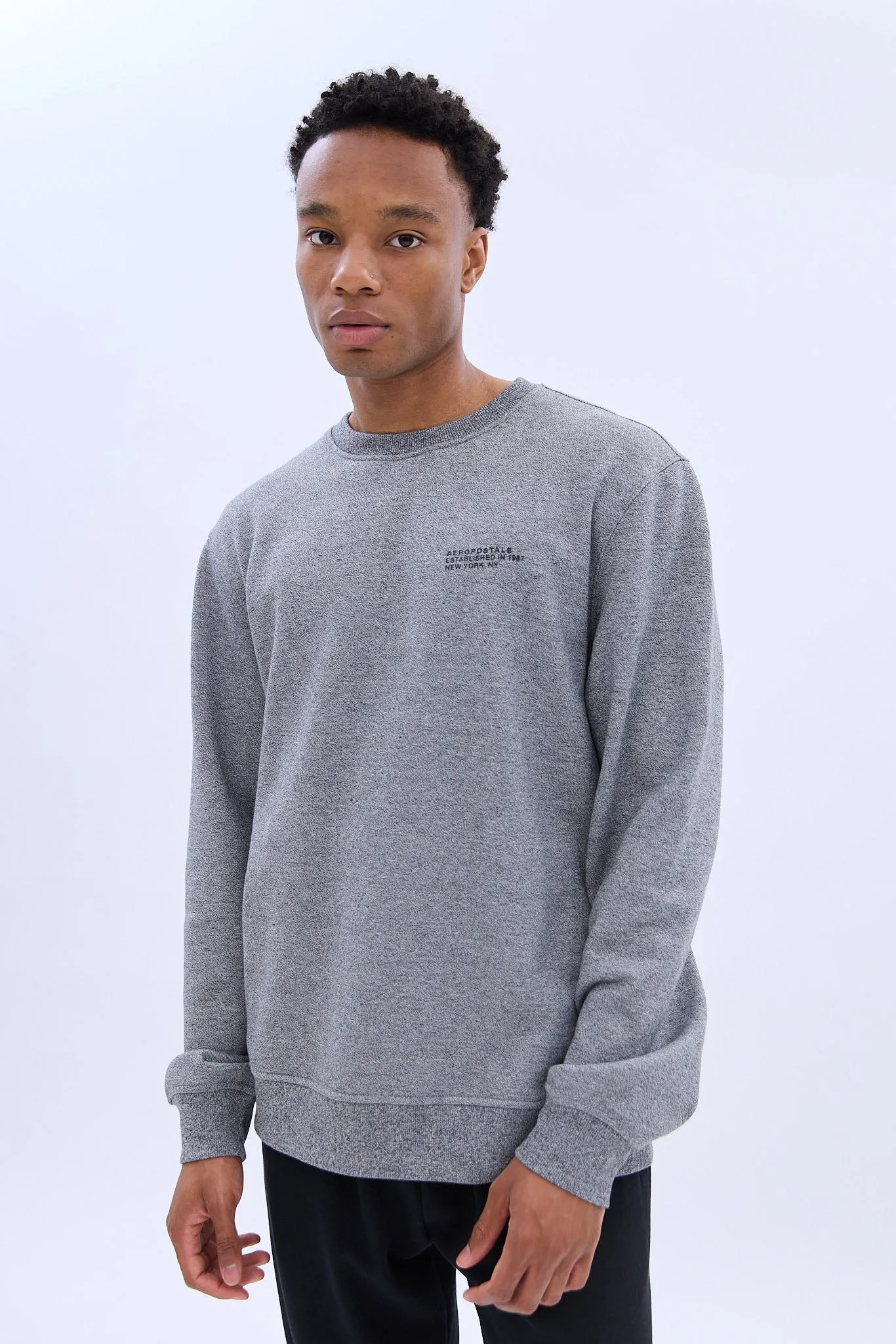 AERO Printed Crew Neck Sweatshirt