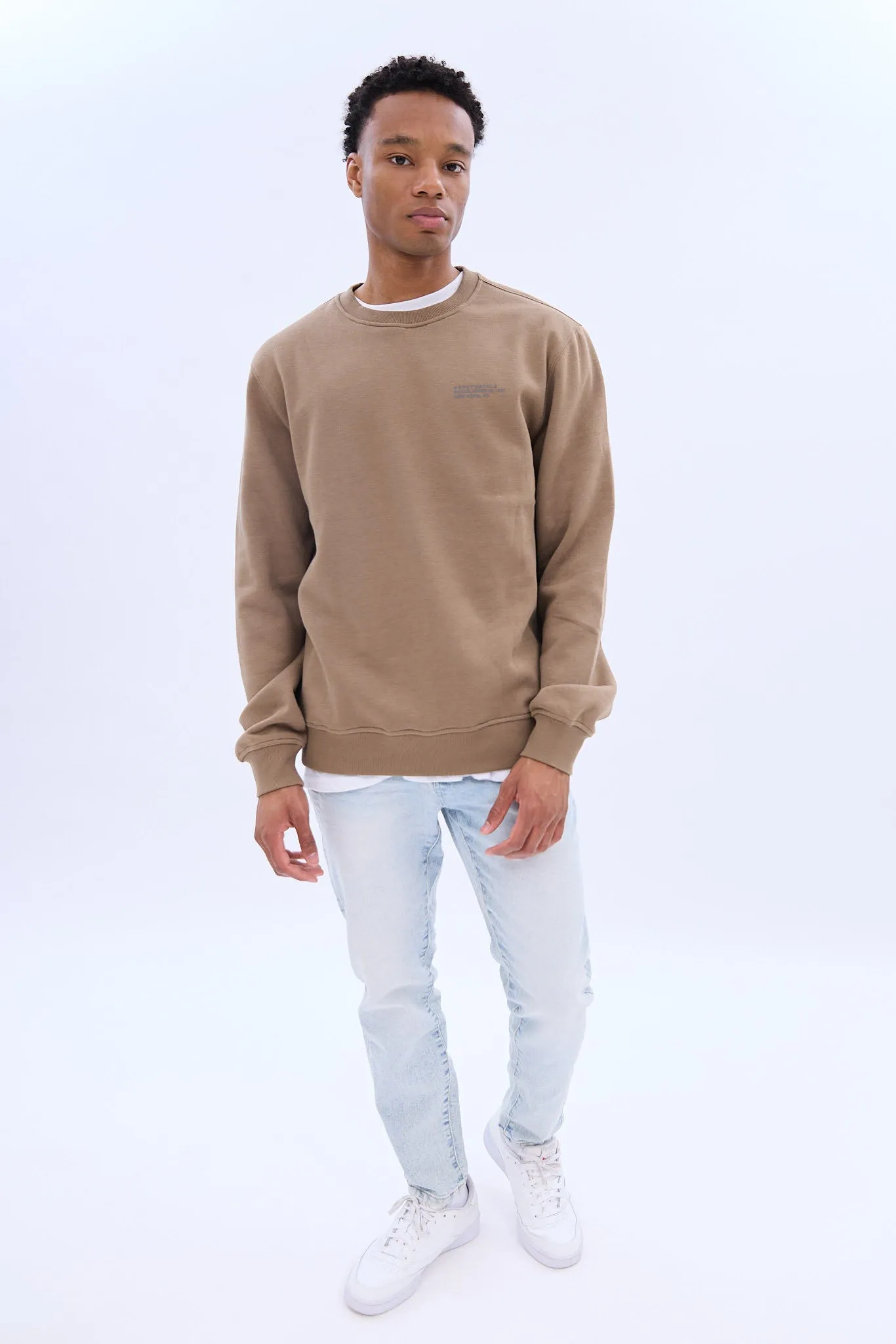 AERO Printed Crew Neck Sweatshirt