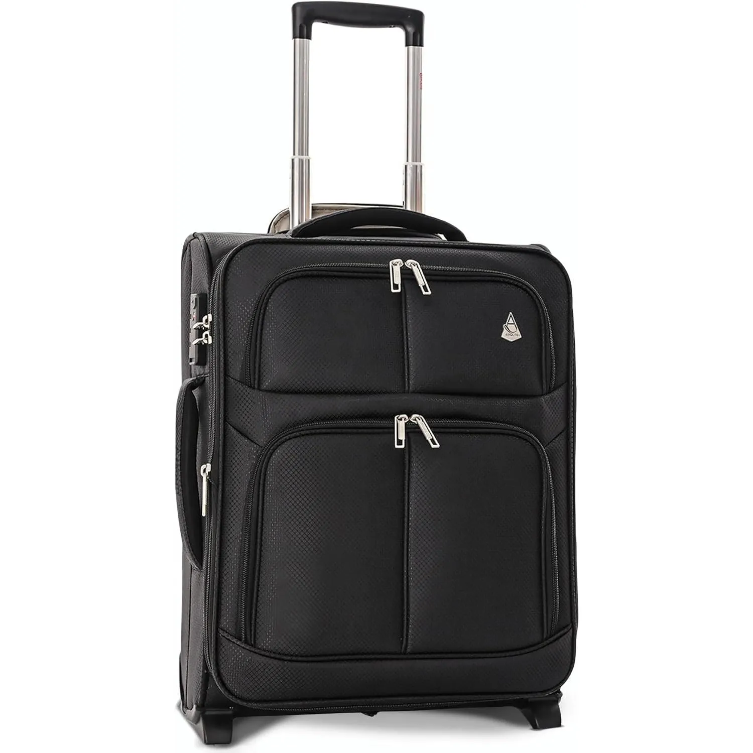 Aerolite British Airways Maximum Size Bundle, 56x45x25cm Large Cabin Softshell Suitcase & 40x30x15cm Under Seat Holdall