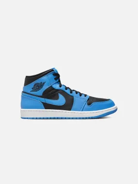 Air Jordan 1 Mid "University Blue Black"