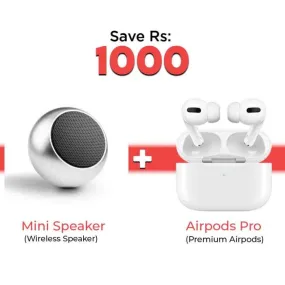 Airpods Pro – White | Master Copy | Japanese Version | California Design   Rechargeable Bluetooth Mini Speaker M3