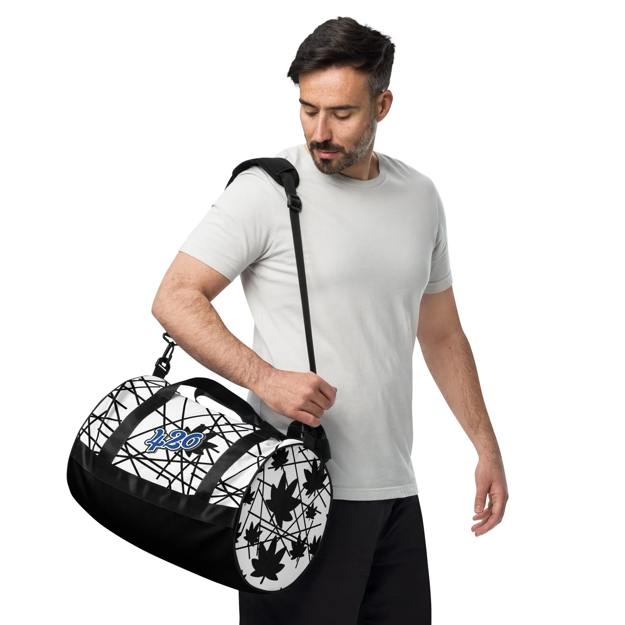 All-over print 420 gym bag