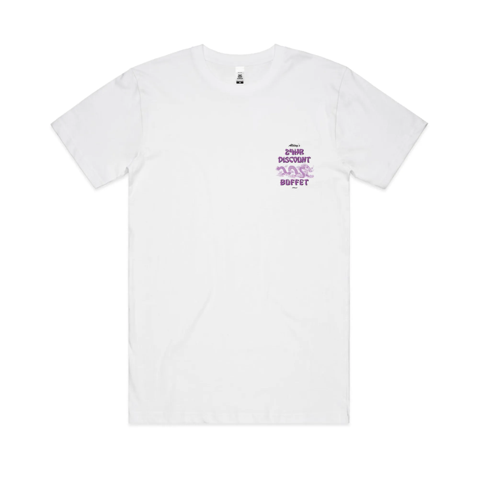 Allday / Allday's 24Hr Discount Buffet / White T-Shirt