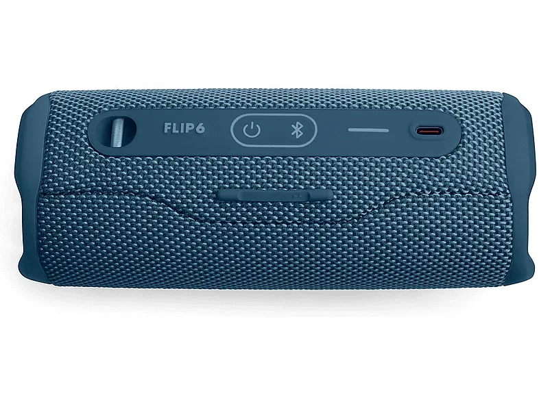 Altavoz inalámbrico - JBL Flip 6, Bluetooth, Hasta 12 h, IPX67, Azul