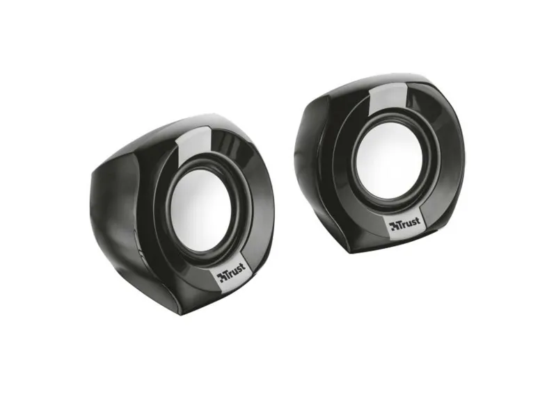 Altavoz - Trust Polo Compact 2.0, 8W, 2.0 ch, Conjunto, Alámbrico, Negro