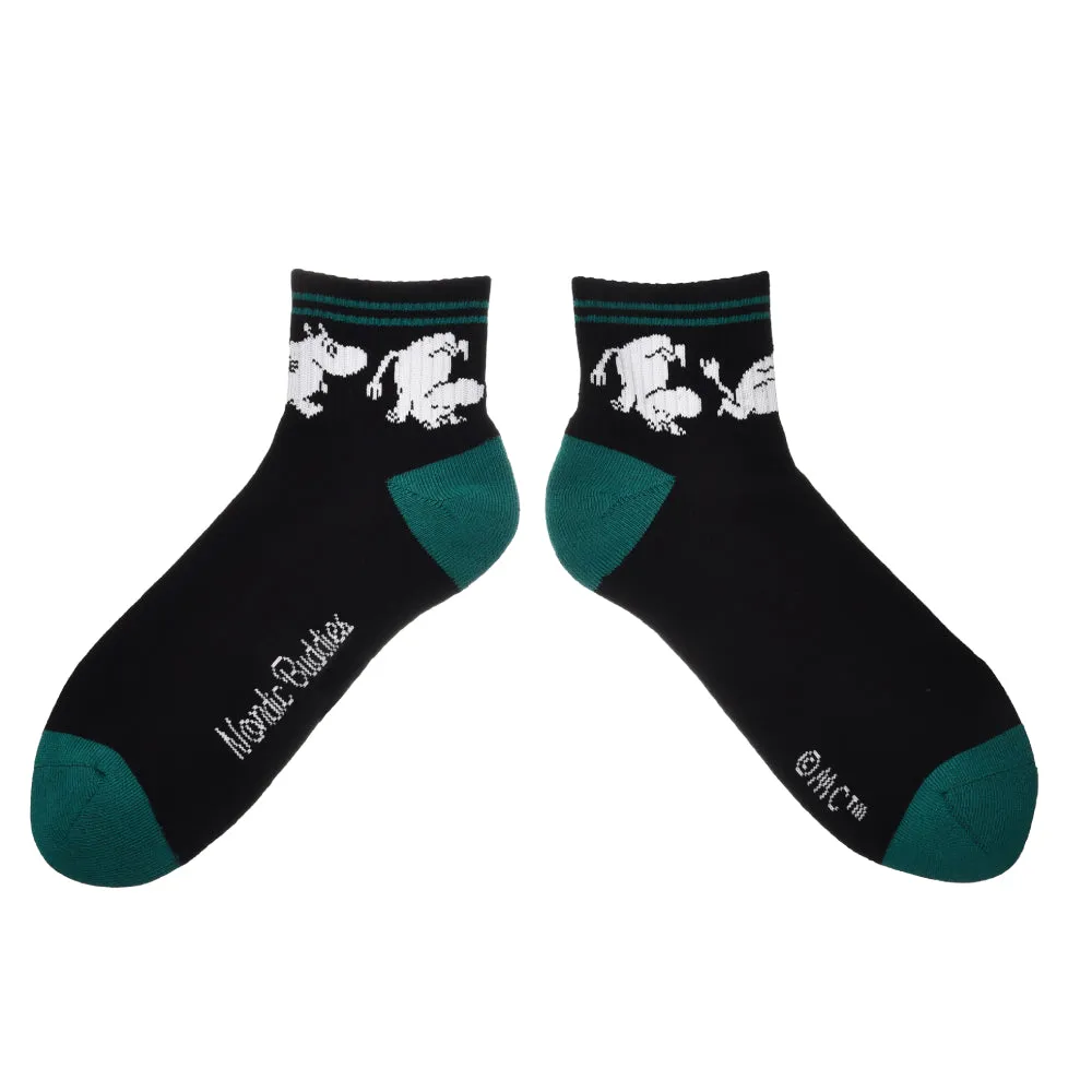 Ankle Socks Retro Moomintroll Black