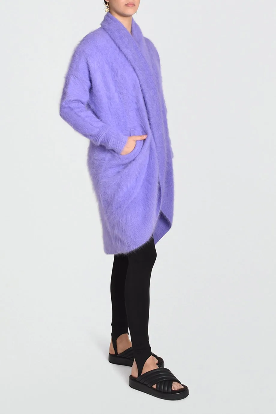 Antalya COCOON CARDI - Lavender