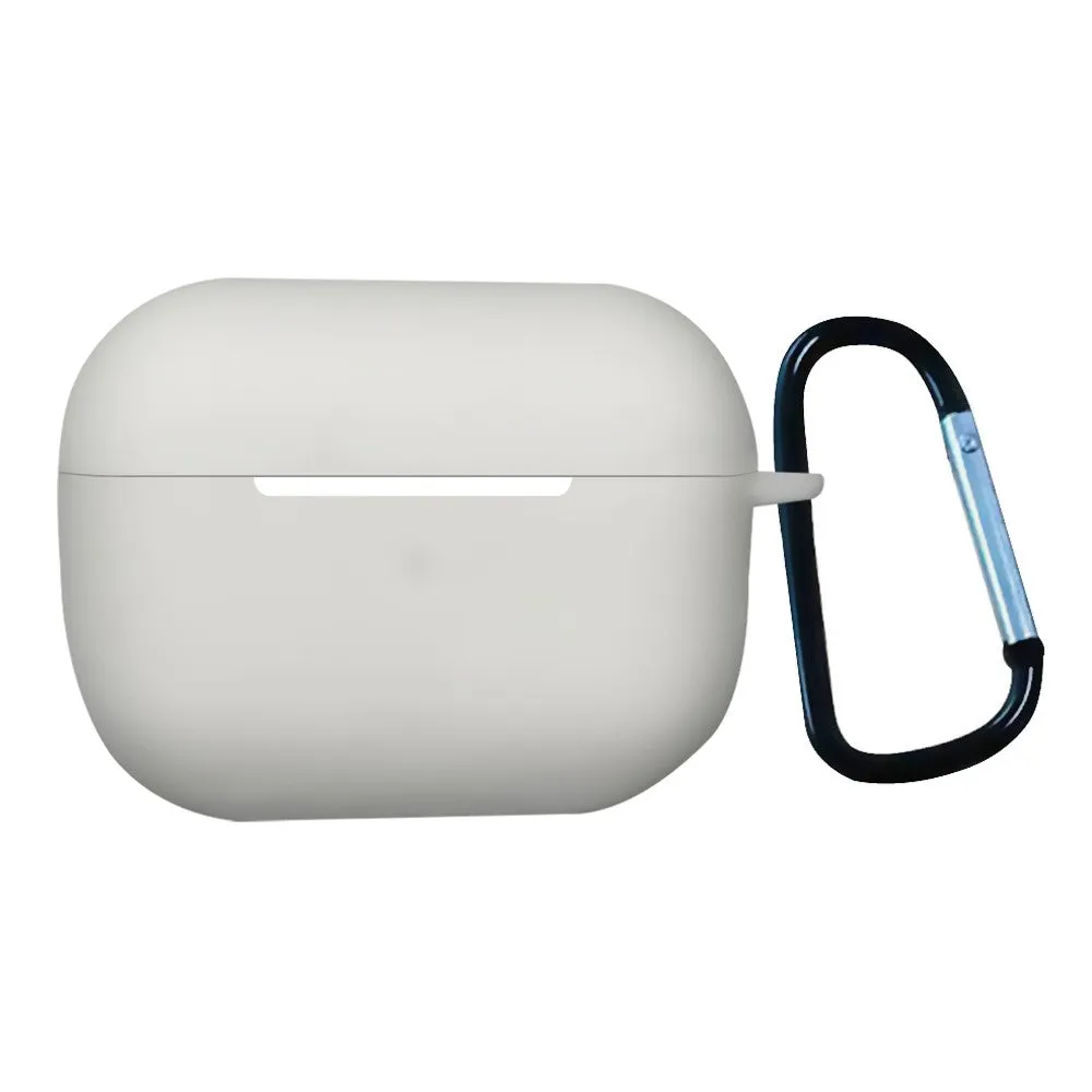 Apple Airpods Pro 2nd Gen (2022) Cover m. Karabinhage - Hvid