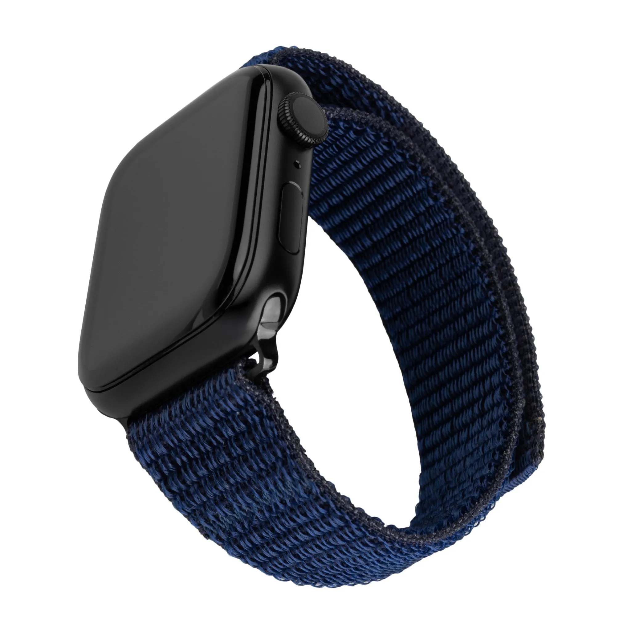 Apple Watch (42/44/SE/45) Fixed Nylon Rem - Mørkeblå