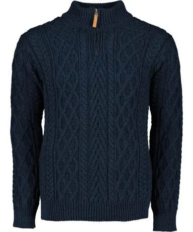 Aran Crafts Men's Half Zip Sweater | Sherwood