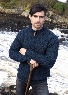 Aran Crafts Men's Half Zip Sweater | Sherwood