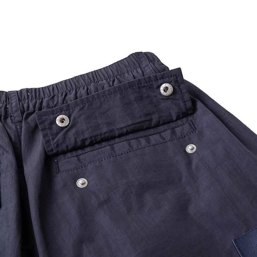 A[S]USL NYLON MILITARY BALLOON SHORTS-NAVY