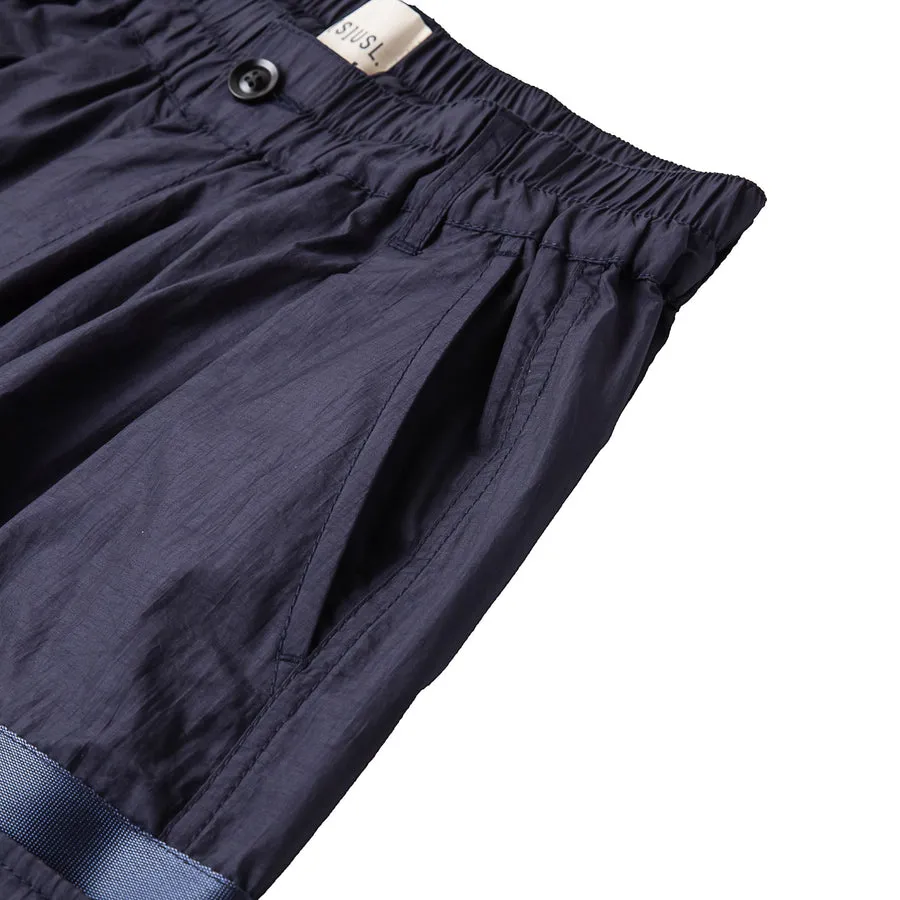 A[S]USL NYLON MILITARY BALLOON SHORTS-NAVY