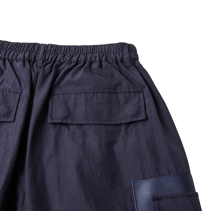 A[S]USL NYLON MILITARY BALLOON SHORTS-NAVY