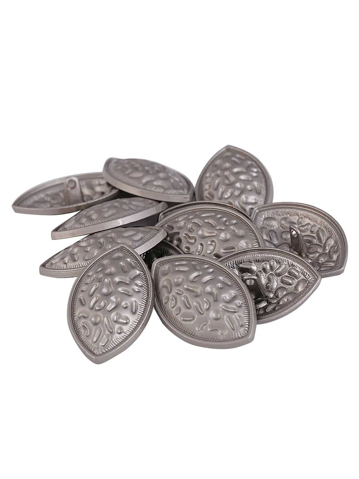 Attractive & Eye-Catching Leaf Shape Matte Finish Shank Button