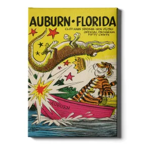 Auburn Tigers - Auburn vs Florida Official Program Cover 11.25.61