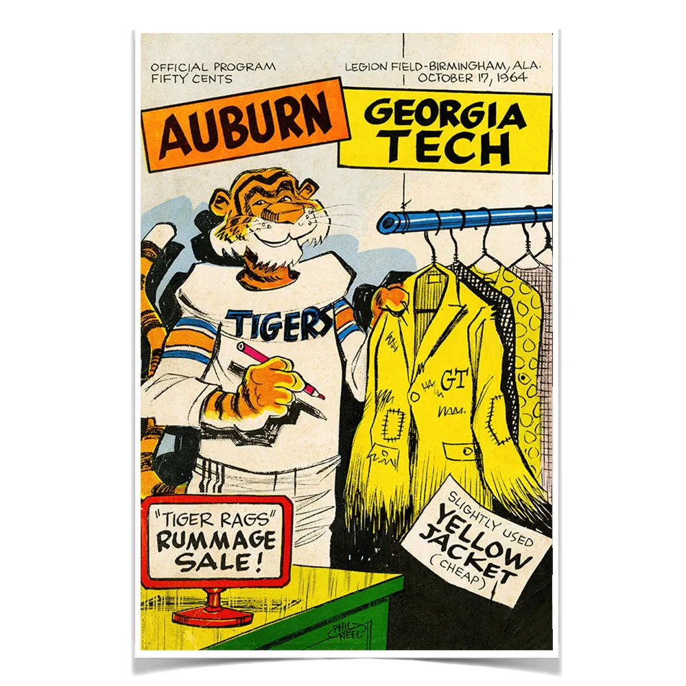 Auburn Tigers - Vintage Tiger Rags Rummage Sale