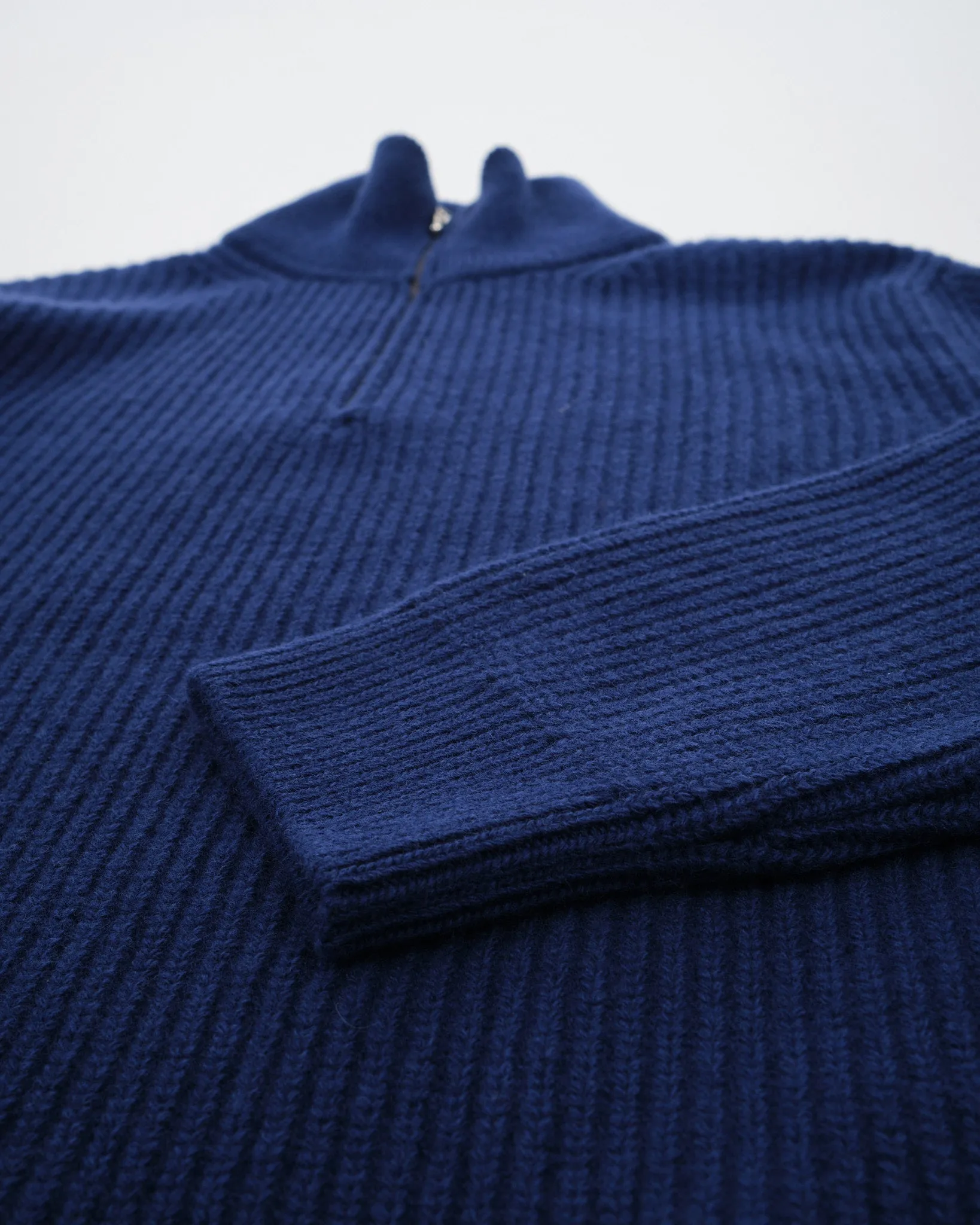 August Zip Sweater Royal Blue