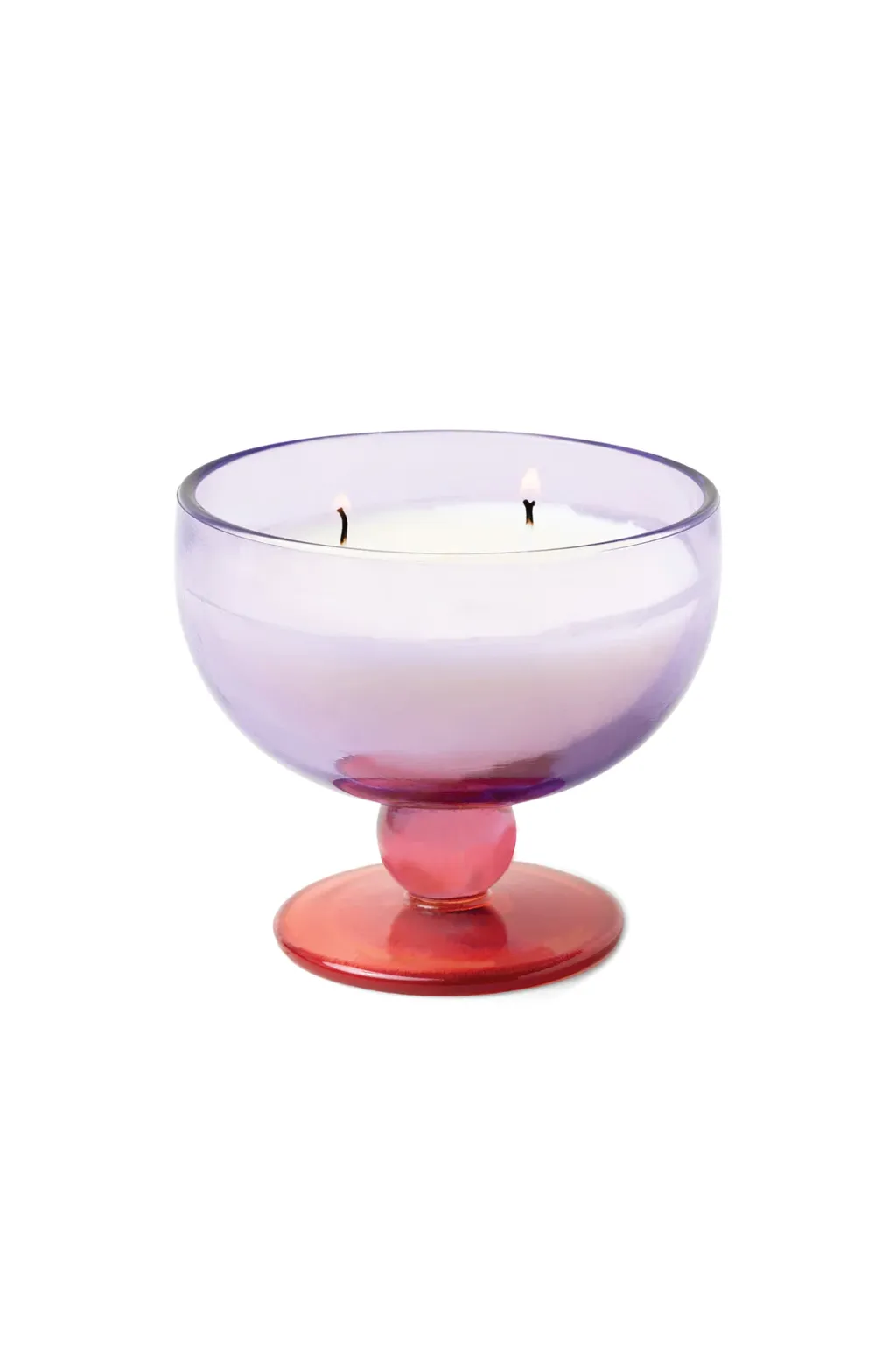 Aura 6oz Tinted Glass Goblet Candle