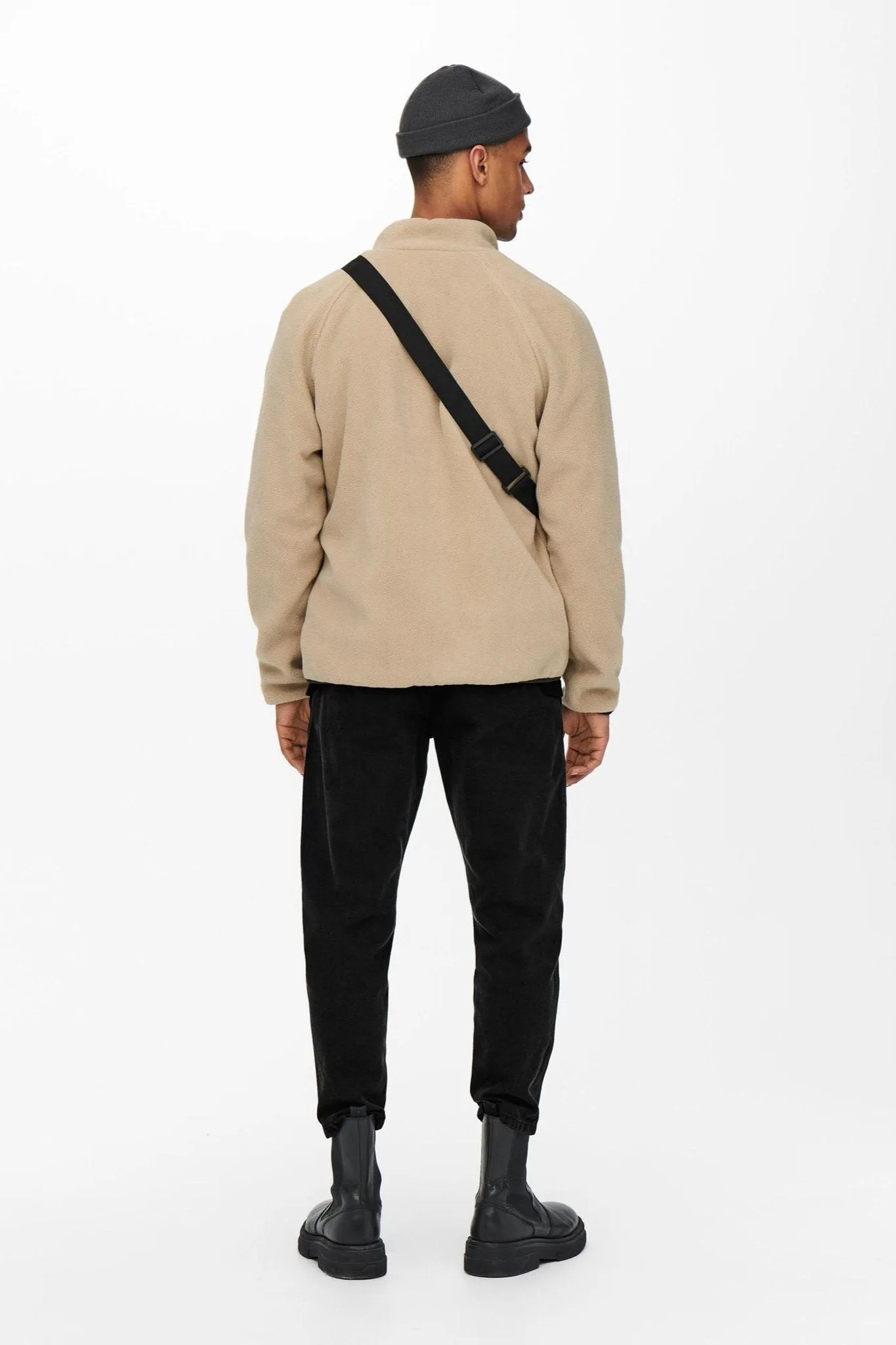 Avi Beam Chino Twill Pants - Sort