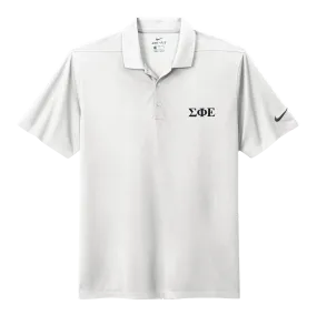 B-Greek - Back to School - Sigma Phi Epsilon Nike Polo (White)