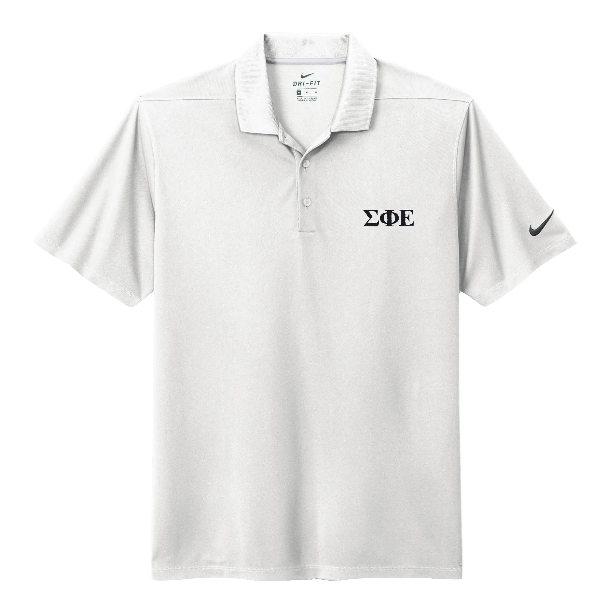 B-Greek - Back to School - Sigma Phi Epsilon Nike Polo (White)