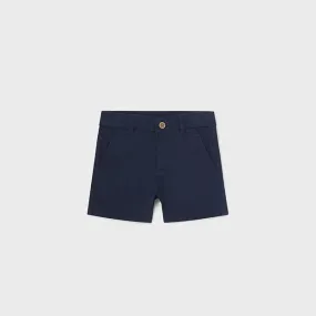 Baby Boy Basic Chino Short | Navy